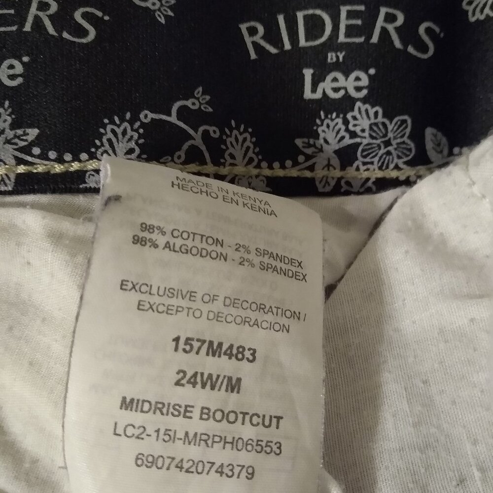 Lee Riders Midrise Bootcut Khaki Jeans